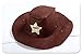 stylesilove.com Infant Toddler Baby Boy Sheriff Cowboy Overalls, Hat and Handkerchief 3-pc (95/18-24 Months) Brown