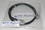 MPD Digital RF UHF VHF Radio coaxial antenna cable BNC male to UHF SO239 RG-58u MILSPEC US made Coax Mobile to Base Antenna 3 ft