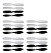 AFUNTA Propeller Blades Protection Guard Cover and Props 5x sets Quadcopter - Black/White