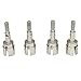 Hobbypark 4pcs 02033 Steel Stub Axle for Redcat Volcano EPX/Pro Upgrade Parts 1/10 Monster Truck HSP Brontosaurus Replacements