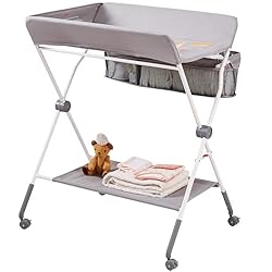 VEVOR Baby Changing Table, Folding Diaper Changing