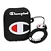 Coralogo Compatible with Airpods 1/2 Cute Case, 3D Cartoon Character Silicone Airpod Designer Skin Kawaii Funny Fun Cool Keychain Design Cover Kids Teens Air pods Cases for Girls Boys(Black Champin)