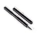Professional Lip Brush Applicators Dual End Retractable Design Lipstick Brush Makeup Brush For Women and Girls (Black)