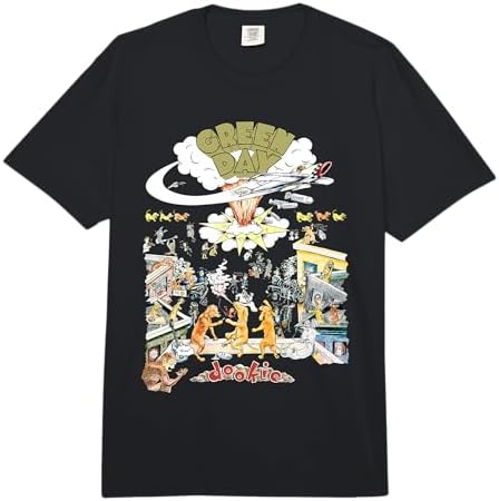 Amazon.com: Green Day 1994 Dookie Tour Classic Fit T-Shirt Black