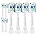 DiamondSmile Replacement Toothbrush Heads Compatible with Sonicare Plaque Control HX9028/64 8 Pack,fits 2 Series,Gum Health,DiamondClean,FlexCare,HealthyWhite Sonic Snap-On Brush Handles