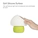 emoi Multicolor Rechargeable LED Baby Night Light, Silicone Cute Mushroom Night Lamp, Romantic Dim Mood Light with Tap Control (H0022G)