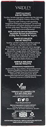 Yardley London Poppy & Violet Eau de Toilette 125ml Floral Fragrance New view 8
