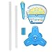 Liberty Imports Rock Star Kids Karaoke Machine Sing Along Multifunctional Stand Up Microphone Toy Play Set with Built in MP3, Speaker, Adjustable Height