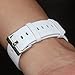 For Fitbit Blaze Bands, bayite Accessory Leather Wristband for Fitbit Blaze Smart Watch White Large 6.3 - 8.1 inches