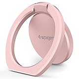Spigen Style Ring POP Cell Phone Ring Phone Grip/Stand/Holder for iPhone X / 8 / 8 plus / 7 / 7 Plus / Galaxy S9 plus / S9 / Note 8 / S8 / S8 Plus compatible with Magnetic Car Mount - Rose Gold