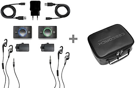 CEECOACH Duo Black Bundle incl. transport case - Bluetooth Communikation for sports and mounting
