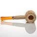 Housweety New Fashion Small Corn Shape Smoking Pipe Orange