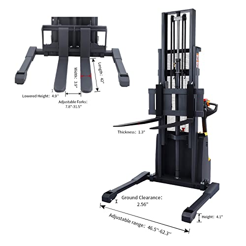 APOLLOLIFT Pallet Lift Stacker Forklift Straddle Legs on Galleon