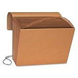 Smead Expanding File, Alphabetic (A-Z), 21 Pockets, Flap and Cord Closure, Letter Size, Kraft (70121)