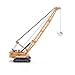 Siku 1891, Liebherr Cable Excavator, 1:87, Metal/Plastic, Yellow, Scoop Opens and Closes, Incl. Rotating Cable Winch