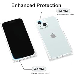 LoeoeL for iPhone 15 Clear Case Rectangle
