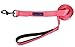 Downtown Pet Supply 4ft Heavy-Duty Dog Leash - Padded Comfort Handle & Stainless Steel Fastener - 0.75in Wide Pink Leash