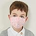 Kids Cotton Mouth Mask Adjustable Anti Dust Mouth Mask,Kids Cotton Face Mask Reusable Mask Anime Face Mask Washable Mask Cute Dustproof Mask for Camping Outdoors for Kids Toddlers Teens Children,Pink