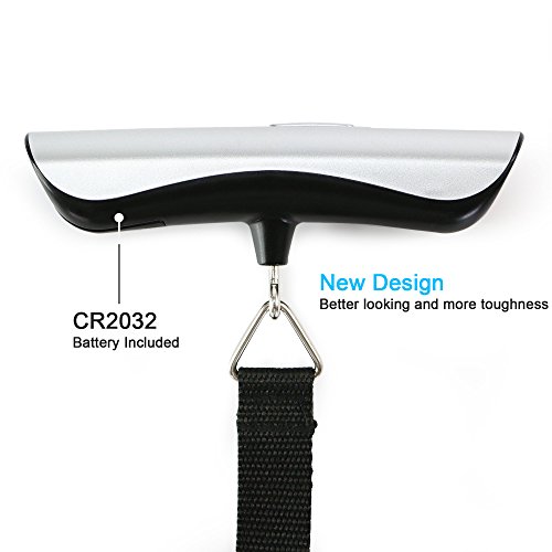 Camry Digital Luggage Scale, Portable Handheld Baggage Scale for Travel, Suitcase Scale with Blue Backlight LCD Display, 110 Lbs, Battery Included Camry Digital Luggage Scale, Portable Handheld Baggage Scale for Travel, Suitcase Scale with Blue Backlight LCD Display, 110 Lbs, Battery Included