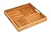 Lipper International Bamboo Wood Criss-Cross Serving Tray, 15