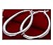 SOSUO 925 Sterling Silver Fashion Classic Big Hoop Drop Dangle Earring