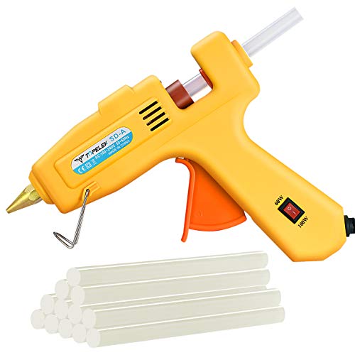 Hot Glue Gun, TopElek 60W/100W Dual Power Full Size (Not Mini) Glue Gun