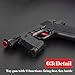 Thickyuan Kid Toy Gun Realistic 1:1 Scale Colt M1911A1 Rubber Bullet Pistol Mini Pistols