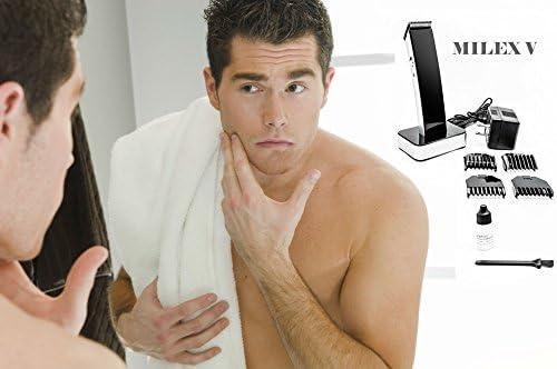 Milex V Ultra-Sleek Rechargeable Hair, Mustache, Beard, and Body Clipper, Trimmer