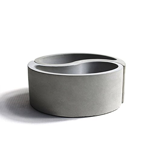 SHZONS Concrete Flowerpot Molds Silicone Molds Gossip Model Concrete Tabletop Composite Flowerpot