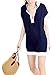 KingsCat Colorblock Beach Tunic Swimsuit Cover Up Navy, One Size, Navy