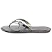 MICHAEL Michael Kors Women's Emory Flip Flop Gunmetal Metallic Sandal 8 M