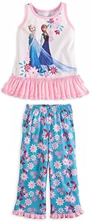 Amazon.com: Disney Store Frozen Elsa/Anna Pajamas Sleep ...
