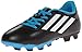 adidas Performance Conquisto Firm-Ground J Soccer Cleat ,Black/White/Solar Blue,4.5 M US Big Kid
