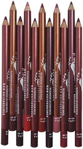 11 PCS Professional Lipliner Waterproof Lip Liner Pencil