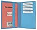 Travel Passport Organizer Holder Credit Card Case Protector Cover Wallet (Baby Blue)
