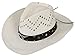 Simplicity Men's & Women's Western Style Cowboy/Cowgirl Straw Hat