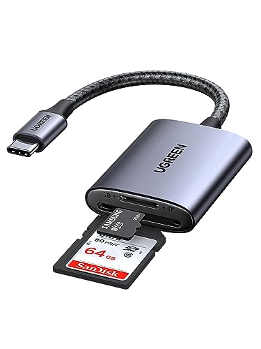 UGREEN USB C 170MB/S Kartenleser SD Micro SD Card Reader Kartenlesegerät USB C Card Reader kompatibel mit iPhone 17 Serien, Galaxy S25 Serie, iPad Pro/iPad Air, MacBook Pro/MacBook Air usw (SD 3.0) thumbnail 1