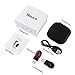 Bluetooth Headphones,Bpuls bluetooth earbuds V4.1 Wireless Mini Invisible Car Headset [Magnetic Charging] Single In Ear Earpiece Smallest Wireless Bluetooth Earbud Earphone with HD Mic-M18 (Red)