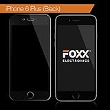 Iphone 6 Plus, 6S Plus 5.5 Inch Tempered Glass Screen Protector FULL WIDTH with Black edge - Excellent Fitting Premium 9H Glass Featuring Anti-scratch, Anti-fingerprint, Bubble Free Features