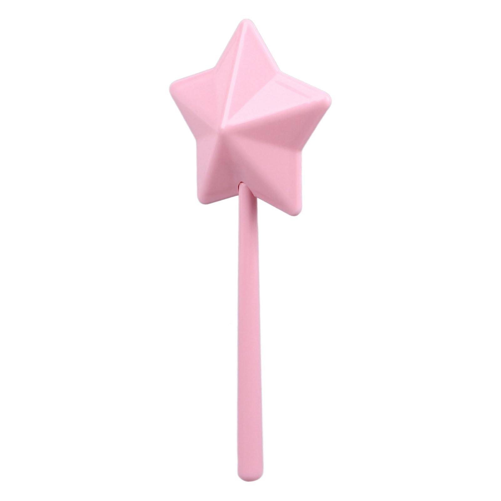 Salt and Pepper Shaker Wand Stick Dispenser Plastic Pentagram Shape Spreader Seasoning Wand Practical Cute Salt Shakers (Pink)
