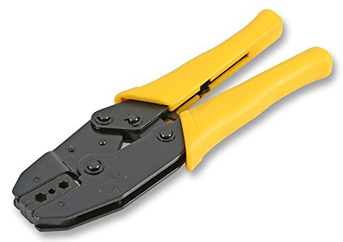 DURATOOL Ratchet Hex Crimping Tool – BNC, TNC, N, F Type & Fibre Optic Connectors – 9" / 220mm – D03010