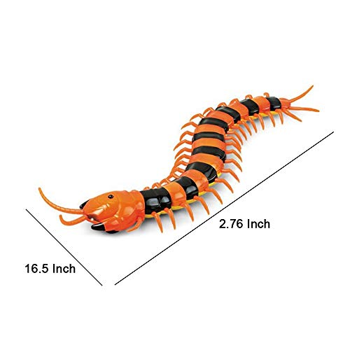 SUPOW Remote Control Simulation Giant IR Scolopendra, Centipede Tricky Prank Scary Robotic Insect Toy, Funny Novelty Terrifying Halloween&Christmas Gift for Kids