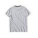 Zengjo Striped T Shirts for Men(L,White & Navy Stripes)