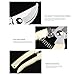 FLYCHENGi Gardening Pruning Shear Scissor, Stainless Steel Household Plant Cutting Bypass Pruner Garden Tree Cutter Anti-slip Home Toolthumb 2