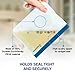 Reusable Storage Bags (EXTRA THICK Set of 6) + Bonus Stainless Steel Straws - Plastic Free Ziplock Food Baggies - Perfect Size for Snack, Sandwich, Kids Lunch - Zipper Lock Top Bag - Freezer, BPA Safe