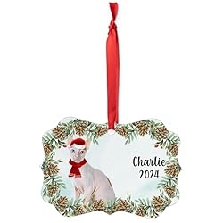 Hairless Cornish Rex Cat Christmas Ornament 2024