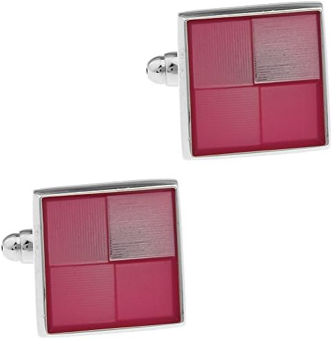 CIFIDET Matts in Pink Epoxy Enamel Cuff Links Fashion Men Shirt Cufflinks With Gift Box