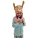 Nickelodeon Girls' Little Paw Patrol Skye Squeeze and Flap Fun Cold Weather Hat, PinkBrown, Age 4-7