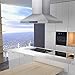 CIARRA CAS90831 36 inch Range Hood, 450 CFM Island Stove Vent Hood, Stainless Steel Hood with 3 Speed Exhaust Fan & Aluminum Mesh Filters, Ducted/Ductless Convertible, Touch Control