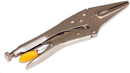 Living House Long Nose Straight Jaw Locking Pliers 6.5-Inch, 9-Inch (9-Inch)